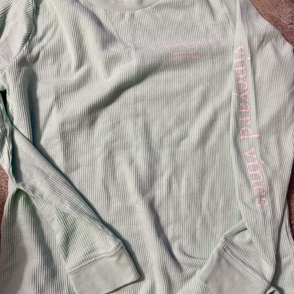 Vineyard Vines Light Green Crew Neck Shirt